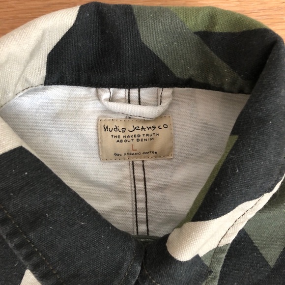 NUDIE jacket Paul Swedish Camo - large - Picture 3 of 8